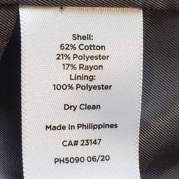 Talbots Blazer Women’s Size 14 Jacket Brown Houndstooth Gray Tweed Button - Picture 10 of 11